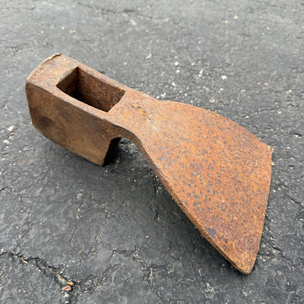 Antique Vintage Cast Steel Adze Garden Hoe Tool Hewing