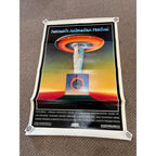 Vintage 1977 Fantastic Animation Festival Original Movie Poster 27x41 Pink Floyd