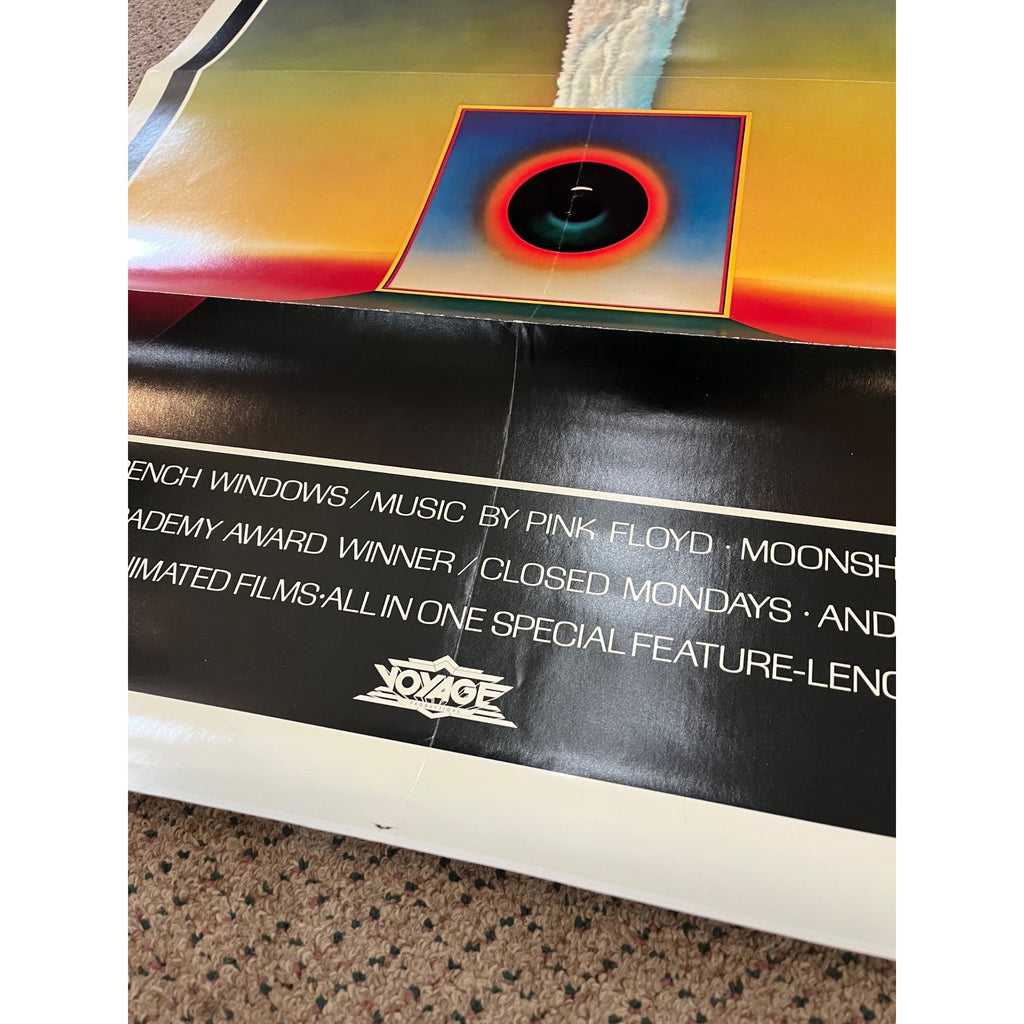 Vintage 1977 Fantastic Animation Festival Original Movie Poster 27x41 Pink Floyd