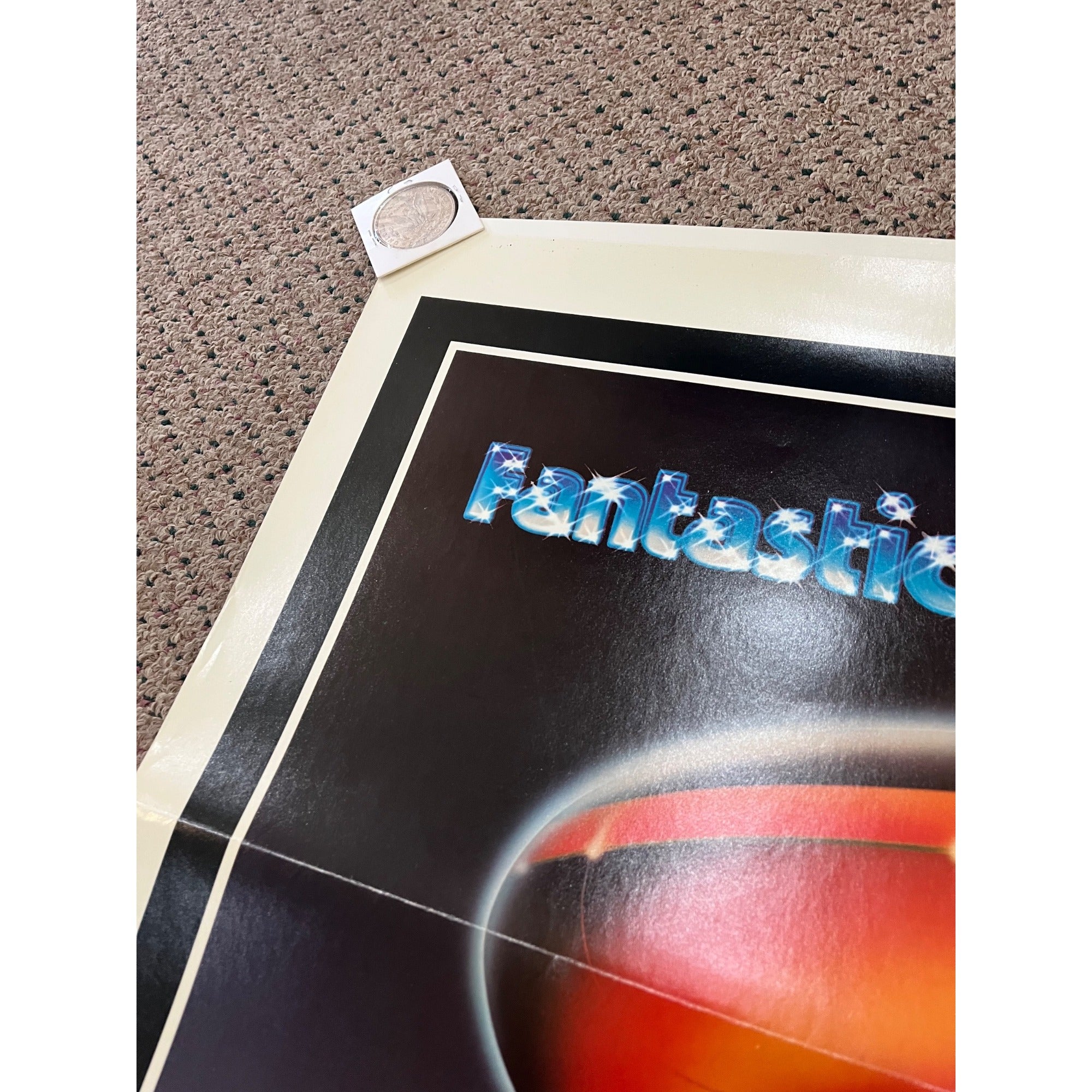 Vintage 1977 Fantastic Animation Festival Original Movie Poster 27x41 Pink Floyd