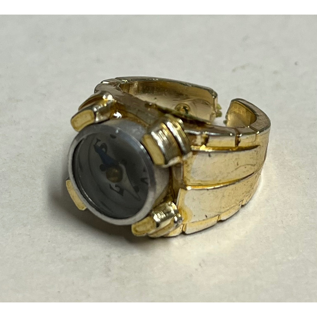 Vintage 1950s Atomic Age Secret Agent Space Age Toy Compass Ring Premium