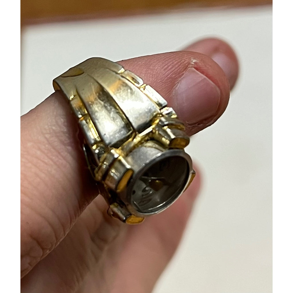 Vintage 1950s Atomic Age Secret Agent Space Age Toy Compass Ring Premium