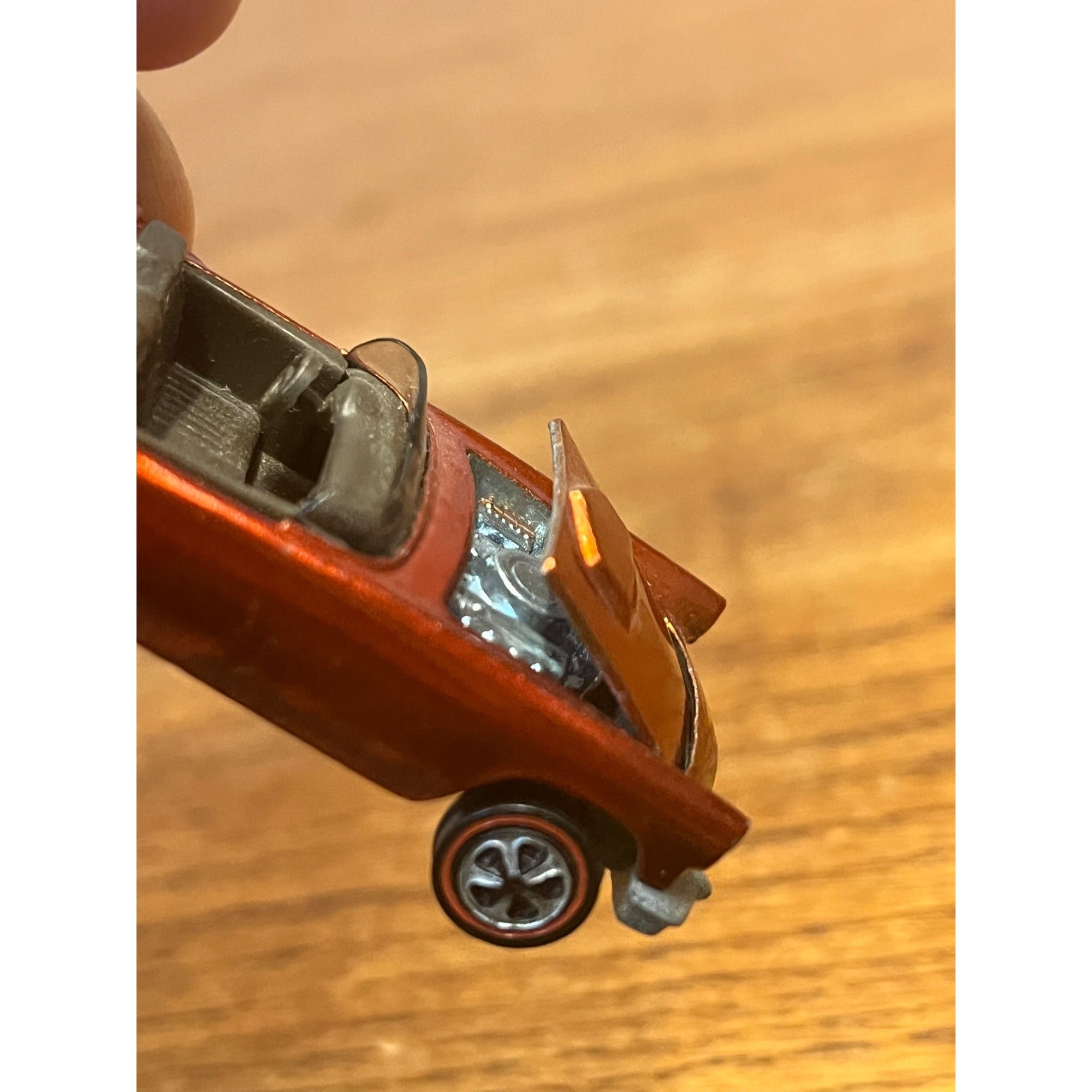 Vintage Hot Wheels Redline 1968 Classic '57 T-Bird Thunderbird Orange - MINTY