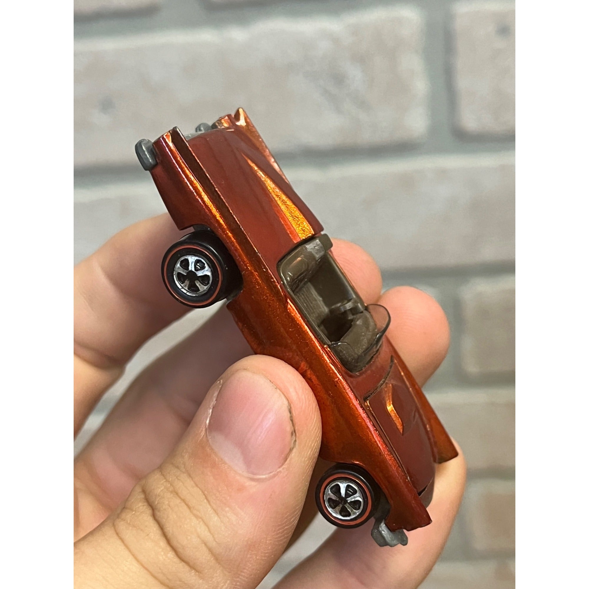 Vintage Hot Wheels Redline 1968 Classic '57 T-Bird Thunderbird Orange - MINTY