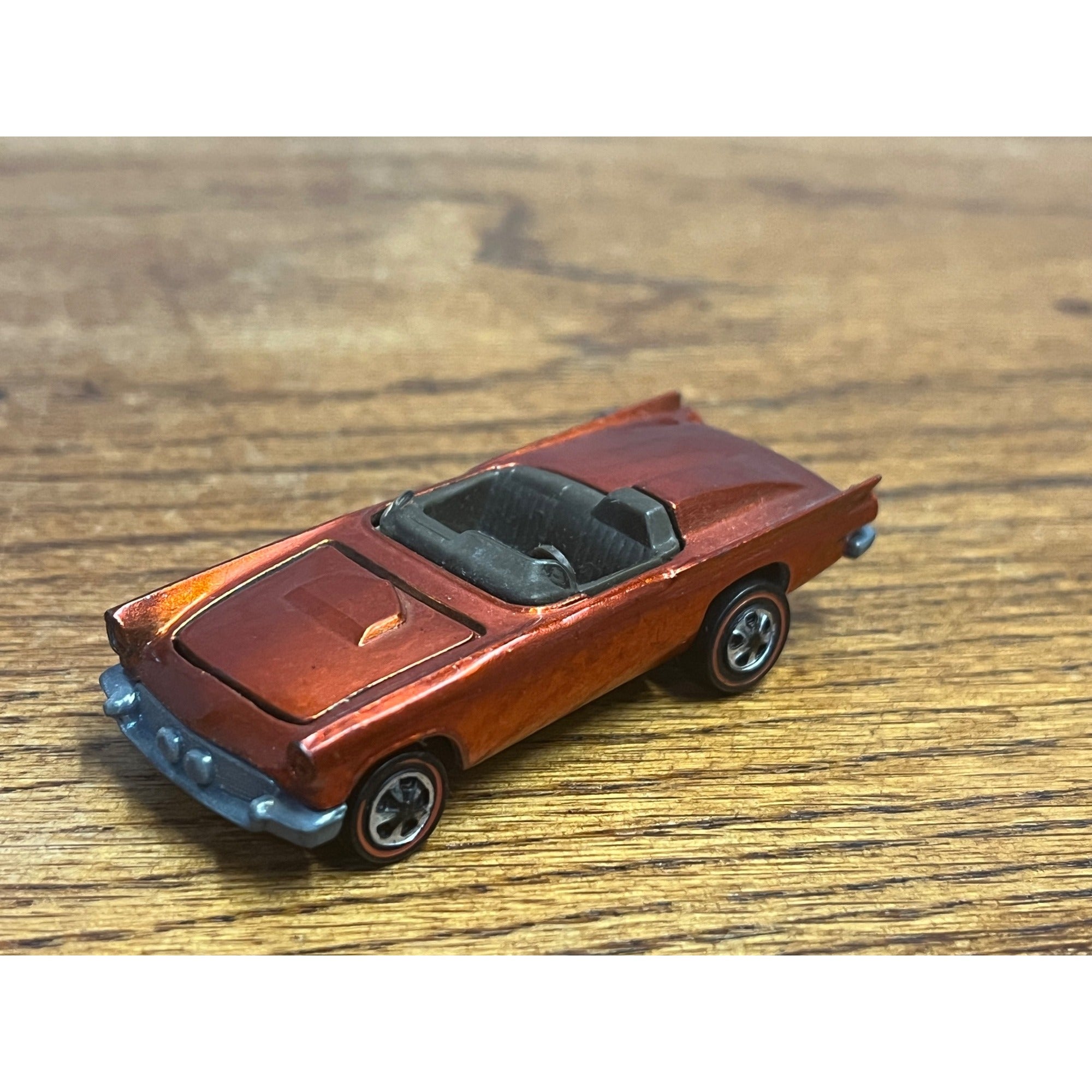 Vintage Hot Wheels Redline 1968 Classic '57 T-Bird Thunderbird Orange - MINTY