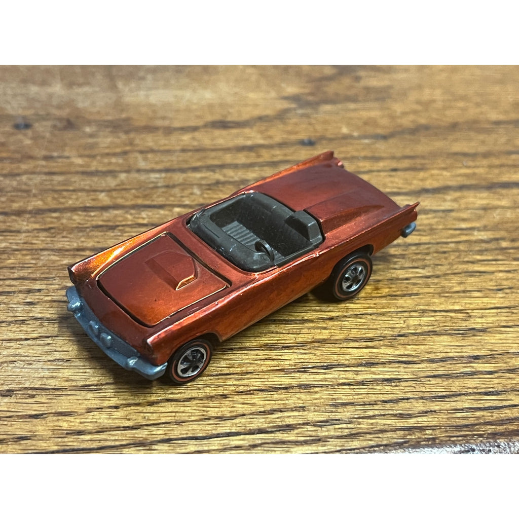 Vintage Hot Wheels Redline 1968 Classic '57 T-Bird Thunderbird Orange - MINTY
