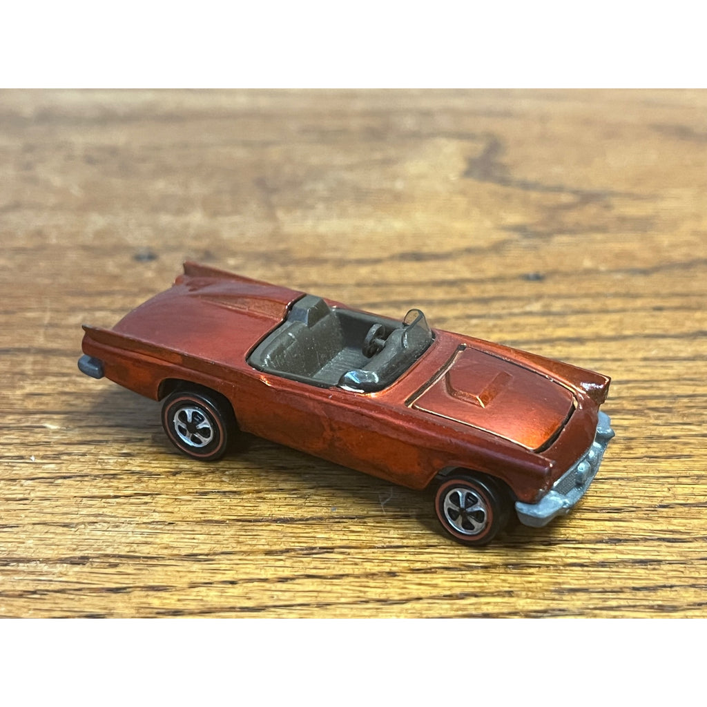 Vintage Hot Wheels Redline 1968 Classic '57 T-Bird Thunderbird Orange - MINTY