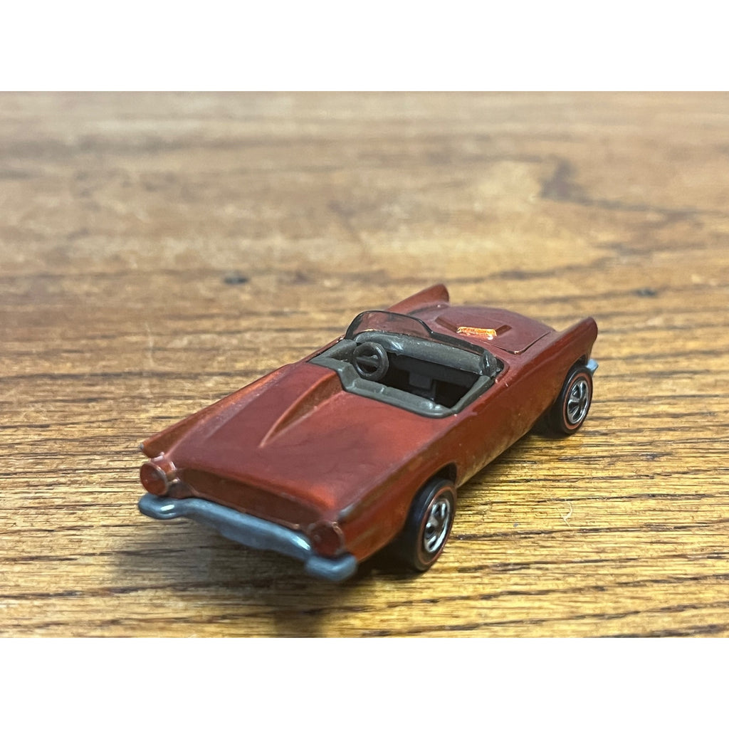 Vintage Hot Wheels Redline 1968 Classic '57 T-Bird Thunderbird Orange - MINTY