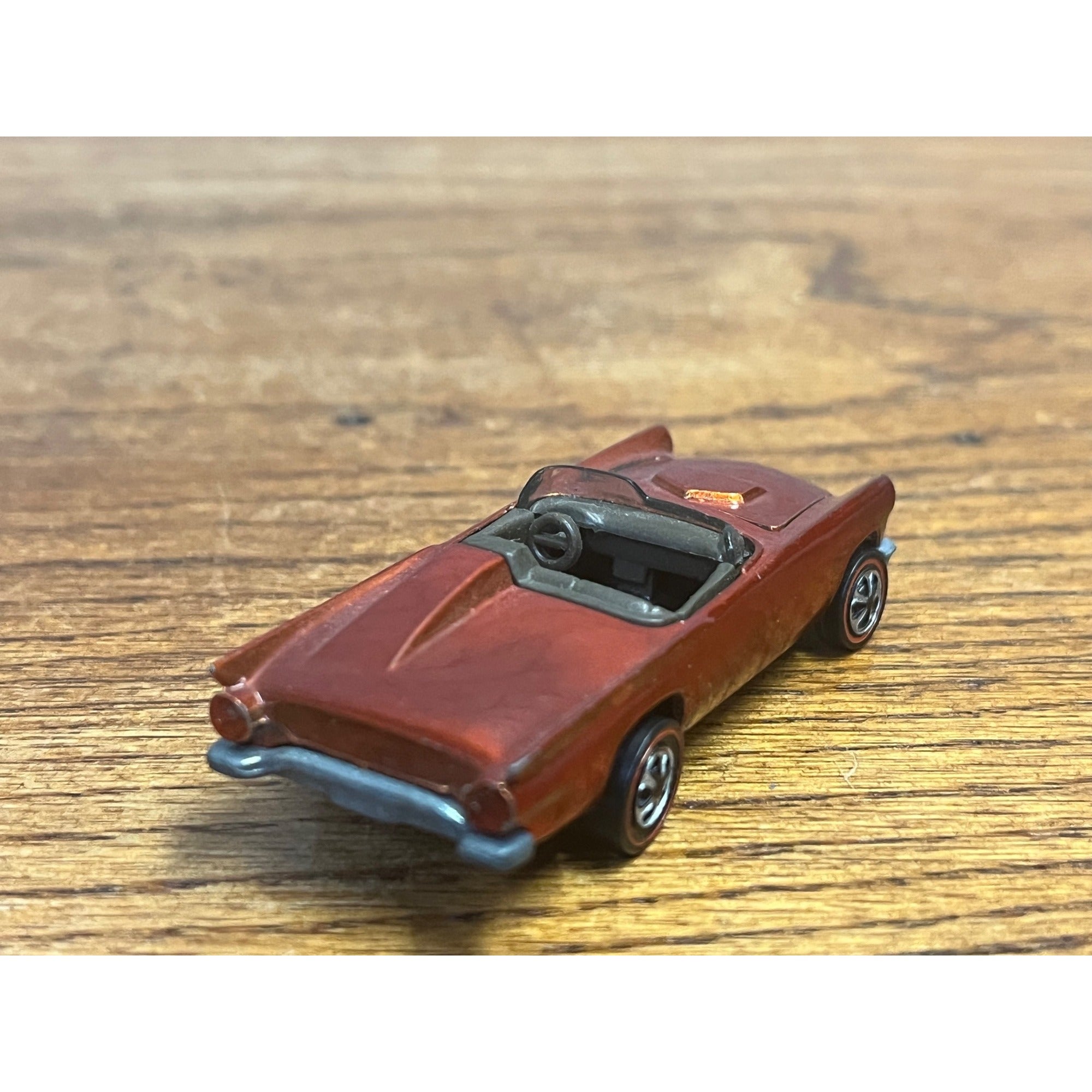 Vintage Hot Wheels Redline 1968 Classic '57 T-Bird Thunderbird Orange - MINTY