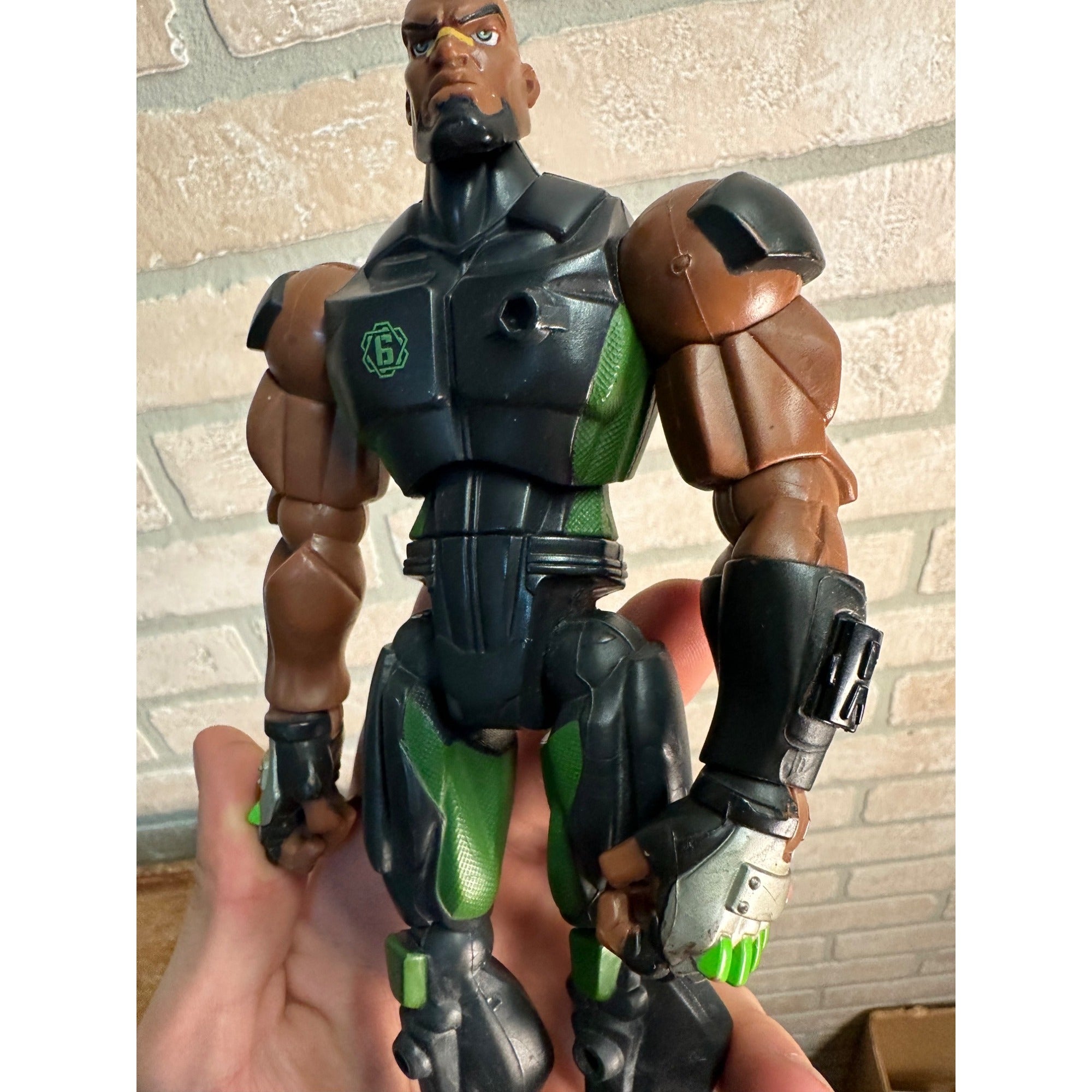 GI Joe Sigma 6 Six Commando HEAVY DUTY 9" Action Figure. Hasbro 2005. Loose