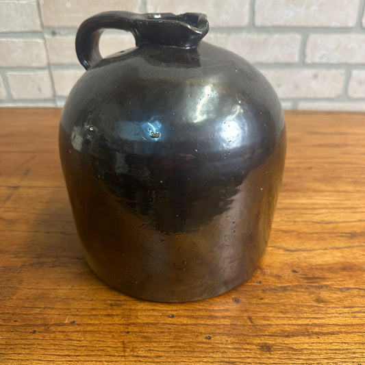 Antique Red Wing Brown Glazed Syrup Jug Moonshine Crock Stoneware 1 Gallon