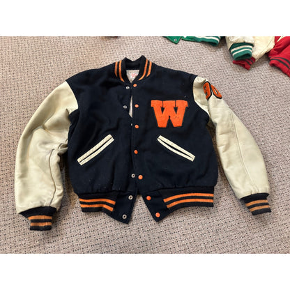 Vintage 1950s-70s HUGE LOT Varsity Letterman Mens Jackets Delong, Wilson ++