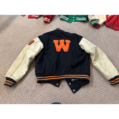 Vintage 1950s-70s HUGE LOT Varsity Letterman Mens Jackets Delong, Wilson ++