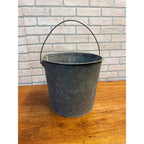 Vintage Mutual Dairyade Advertising Galvanized Farm Feed Bucket Pail Calves Pigs