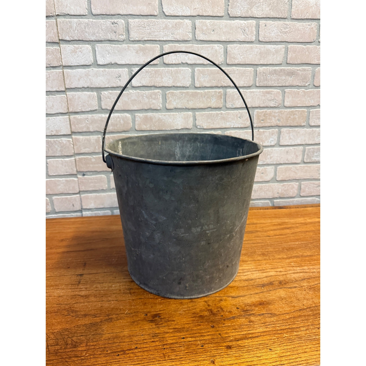 Vintage Mutual Dairyade Advertising Galvanized Farm Feed Bucket Pail Calves Pigs