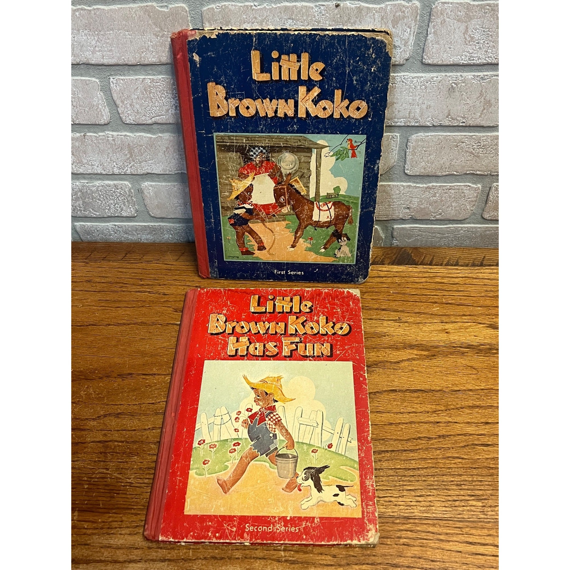 Vintage 1950s Stories of Little Brown Koko Black Americana Books 1st & 2nd Series Blanche Seale