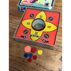 Vintage Peter Pan Tiddledy Winks Game USA Whitman Publishing Company Circa 1940 Incomplete