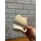 Vintage Novelty Breast Boob Ceramic Mug Cup Risque Adult Humor Gag Gift Lot of 2