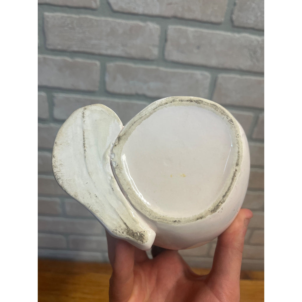 Vintage Novelty Breast Boob Ceramic Mug Cup Risque Adult Humor Gag Gift Lot of 2