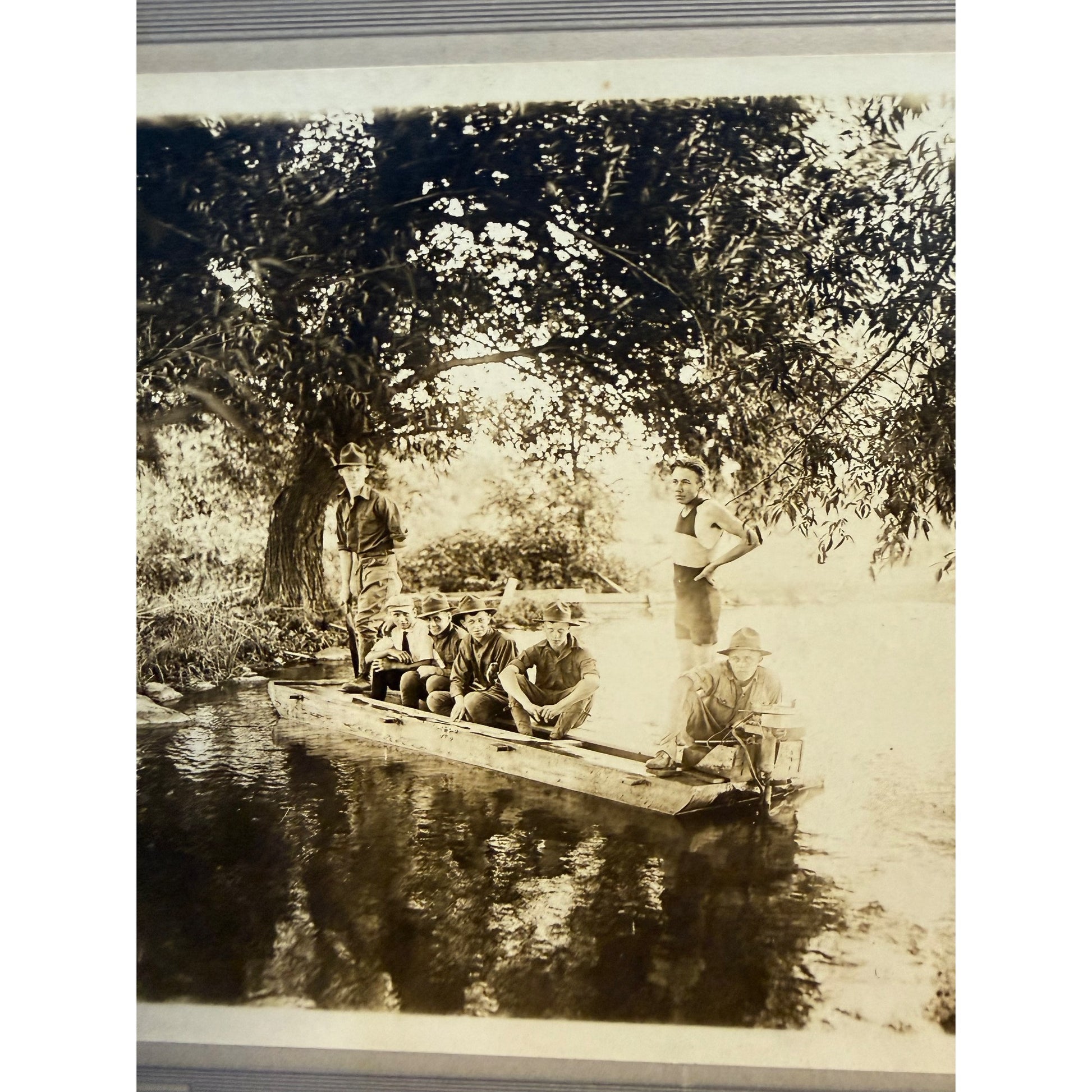 Antique Early Boy Scouts of America BSA Cabinet Photos Lot (3) Wisconsin c1916