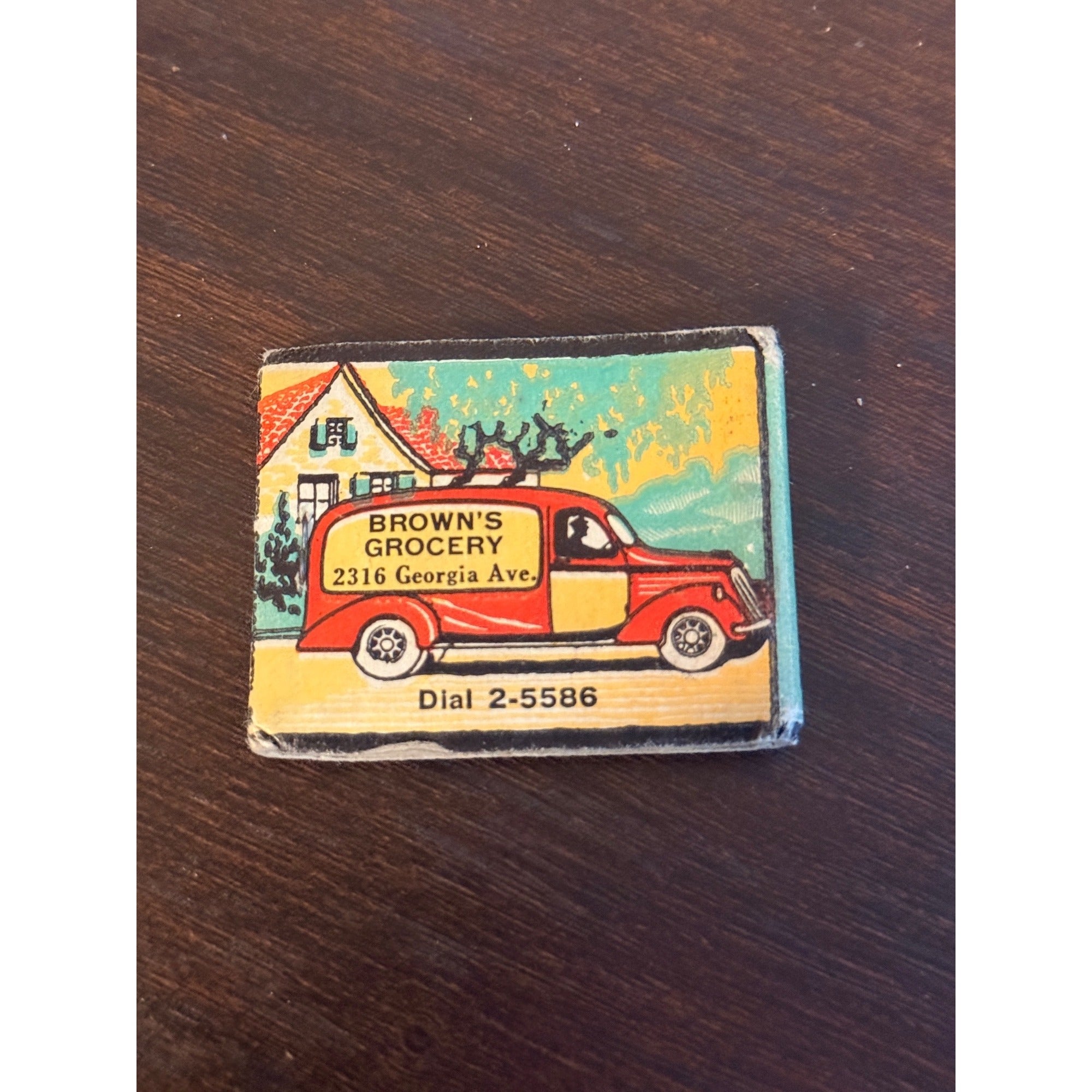 Vintage Browns Grocery Sheboygan Wis Wisconsin UNSTRUCK Matchbook FULL