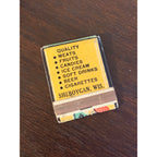 Vintage Browns Grocery Sheboygan Wis Wisconsin UNSTRUCK Matchbook FULL