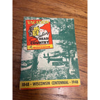 1848-1948 Wisconsin Centennial Travel Book "Vacation In Indian Head Country"