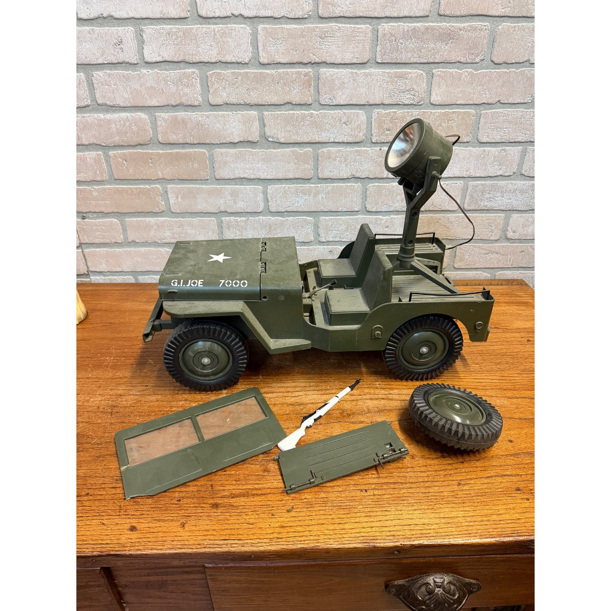 Vintage 1960S GI Joe Hasbro 7000 Jeep Combat As-Is