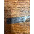 Vintage Advertising Essex Paint Varnishes Metal Ruler Tool Measuring Stick