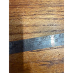 Vintage Advertising Essex Paint Varnishes Metal Ruler Tool Measuring Stick