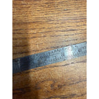 Vintage Advertising Essex Paint Varnishes Metal Ruler Tool Measuring Stick