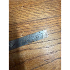 Vintage Advertising Essex Paint Varnishes Metal Ruler Tool Measuring Stick