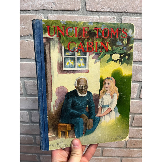 Vintage c1910s Uncle Tom's Cabin Childrens Book Hardcover Donohue Young Folks