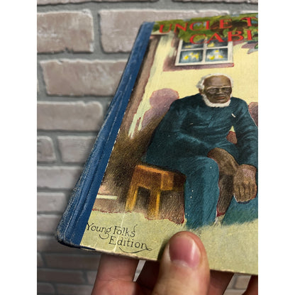 Vintage c1910s Uncle Tom's Cabin Childrens Book Hardcover Donohue Young Folks