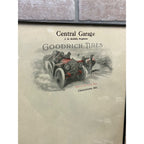 Vintage 1900 Goodrich Tires Central Garage Chestertown MD Automobile Letterhead