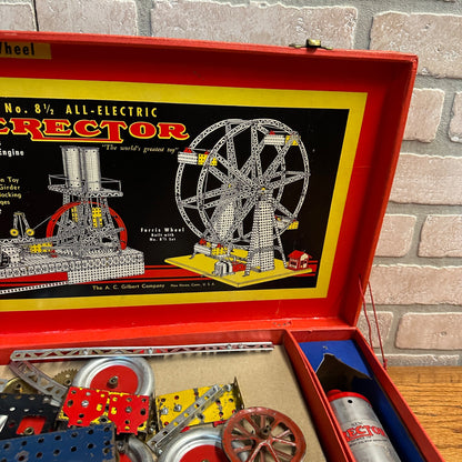 Vintage AC Gilbert Co Erector Set #10-1/2 Power Plant Amusement Park Set