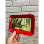Vintage 1950s Miller High Life Beer Tin Tip Cash Check Tray Advertising Bar