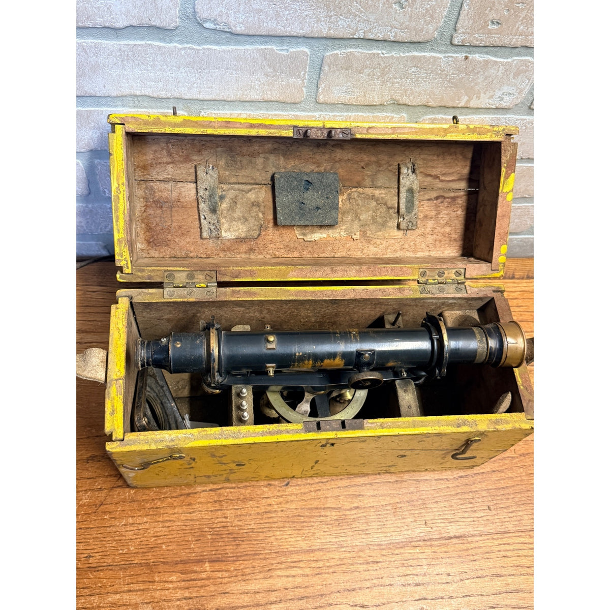 Antique R Seelig & Son Chicago Surveyor Transit Level No 2669 w Original Case