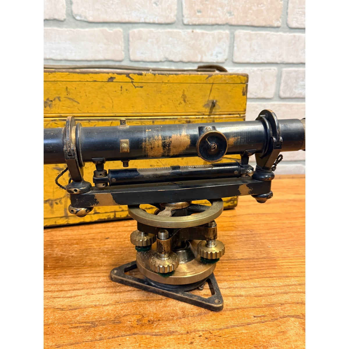 Antique R Seelig & Son Chicago Surveyor Transit Level No 2669 w Original Case