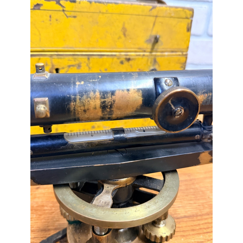 Antique R Seelig & Son Chicago Surveyor Transit Level No 2669 w Original Case