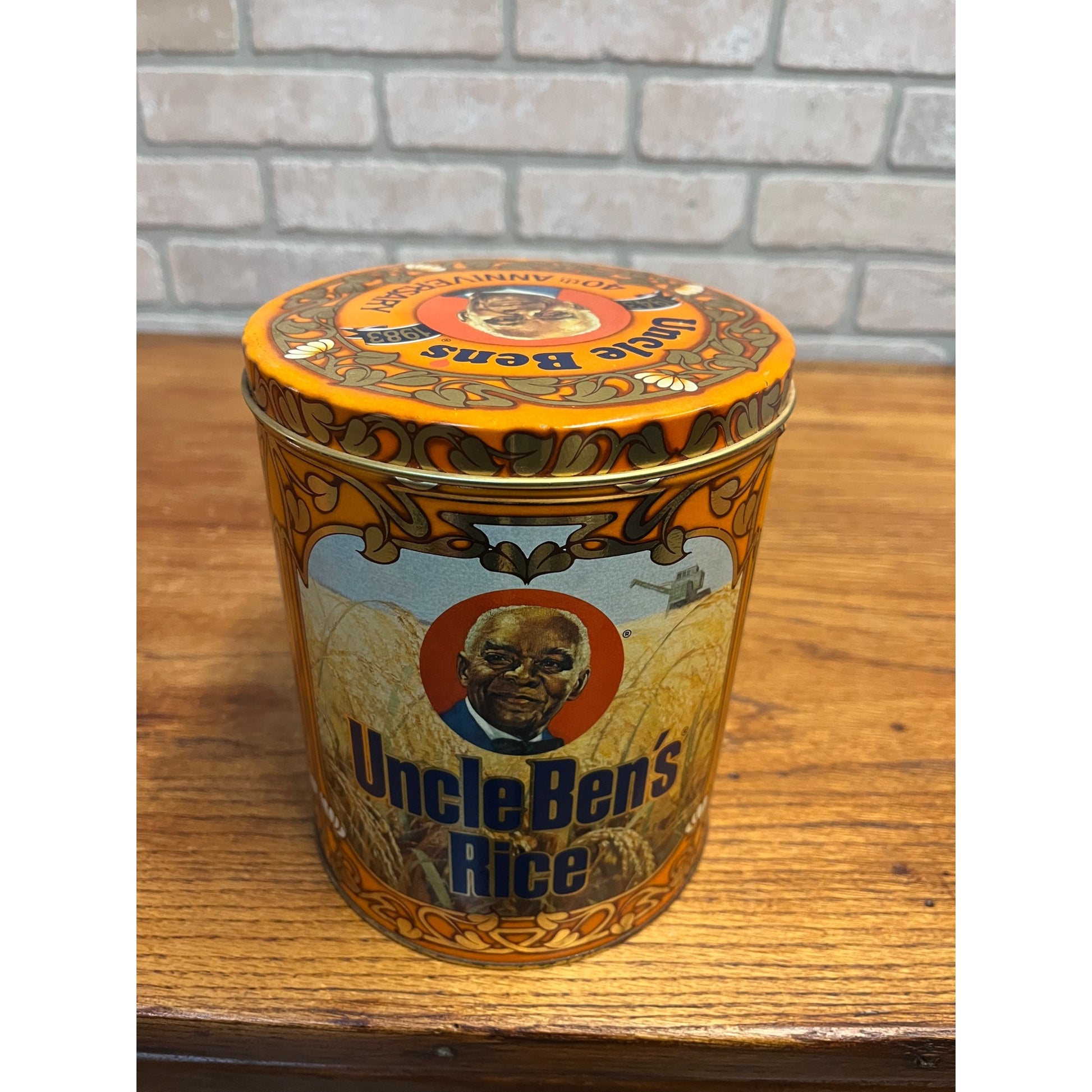Vintage 1983 Uncle Ben's Rice 40th Anniversary Limited Edition Tin Advertising