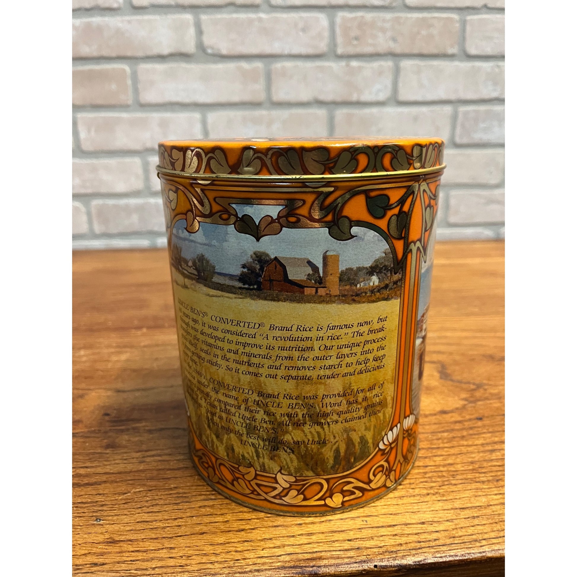 Vintage 1983 Uncle Ben's Rice 40th Anniversary Limited Edition Tin Advertising