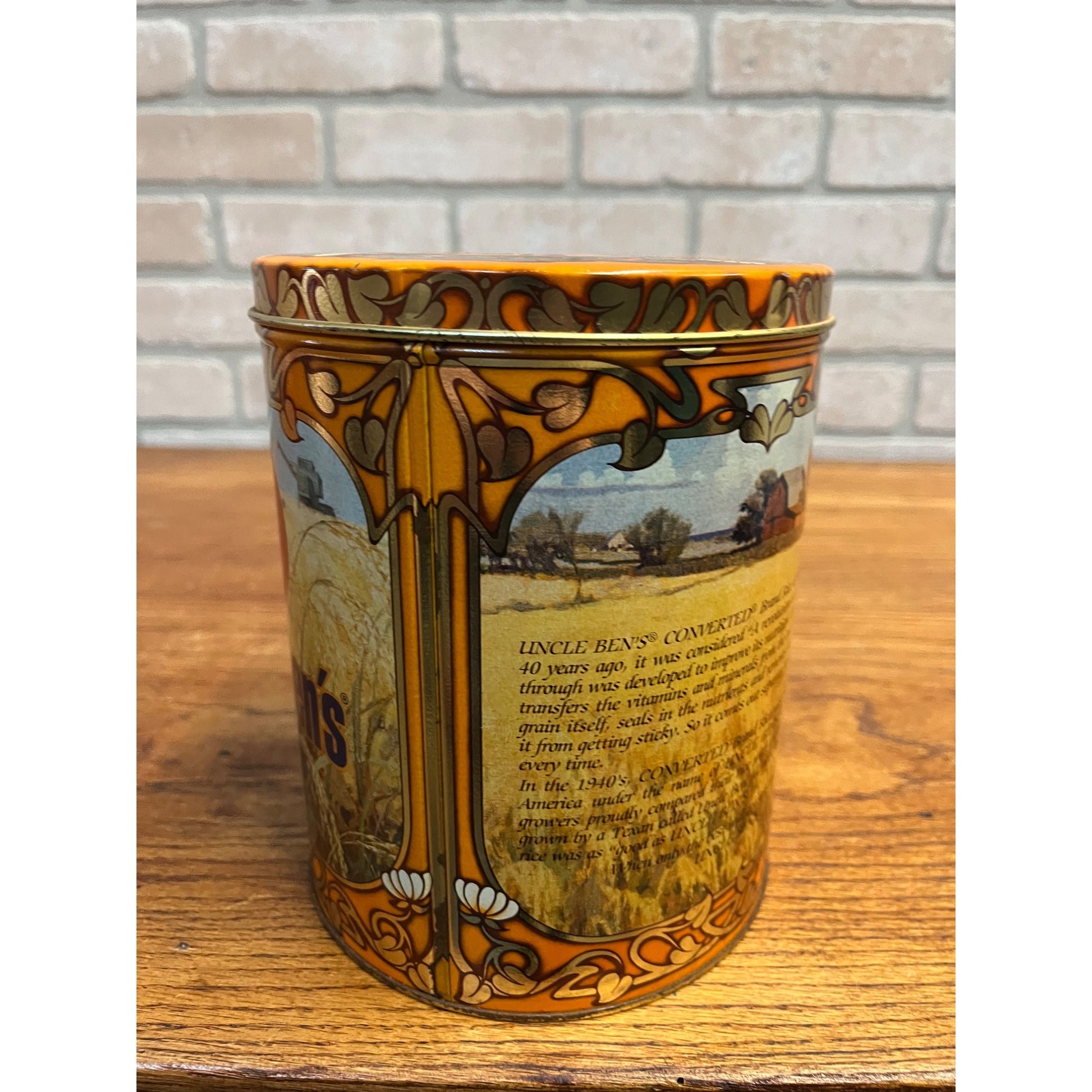 Vintage 1983 Uncle Ben's Rice 40th Anniversary Limited Edition Tin Advertising