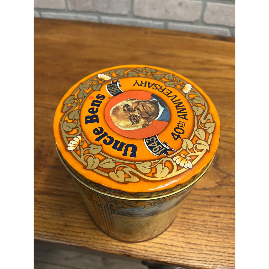 Vintage 1983 Uncle Ben's Rice 40th Anniversary Limited Edition Tin Advertising