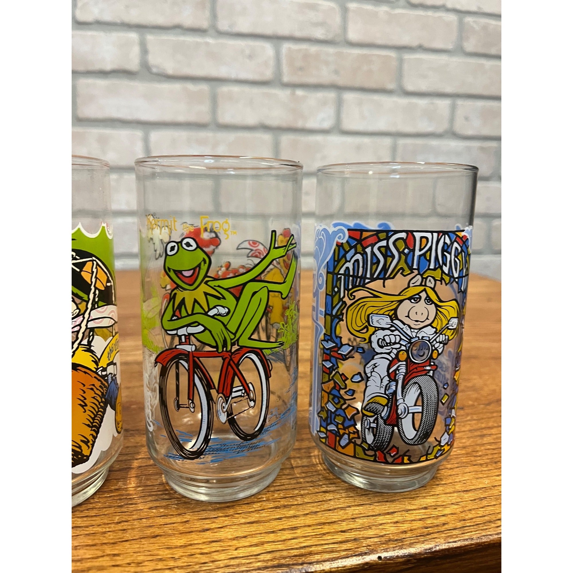 Vintage 1981 McDonalds The Great Muppet Caper Glasses Complete Set of 4 Muppets