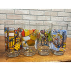 Vintage 1981 McDonalds The Great Muppet Caper Glasses Complete Set of 4 Muppets