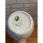 Vintage Kaiser "Lauriane" Porcelain Ginger Jar Floral 8" Tall E&R Western Germany Golden Crown