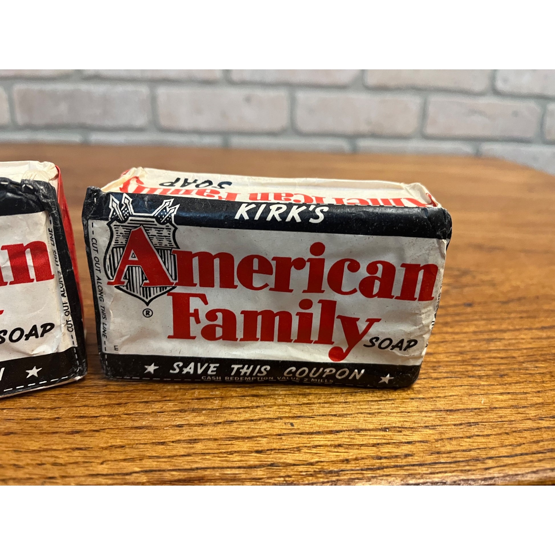 Vintage Kirk's American Family Soap Bar Lot Of 2 Unopened 1930s-40s