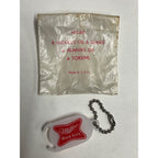 Vintage 1960s Miller High Life Beer Coin Holder Plastic Keychain NOS NEW