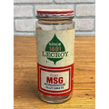 Vintage 1970s LeCroy MSG Spice Glass Jar Advertising Paper Label Camden NJ